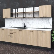 Thumbnail 3 of Кухня Алегра, 3000 х 600 х 2110 mm, цвят лукс