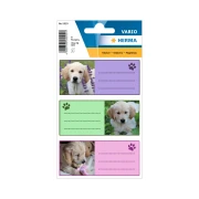 Thumbnail 3 of Herma Самозалепващи се етикети Кученца, ученически, 9 броя