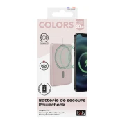 Thumbnail 2 of Външна батерия TNB Magsafe, 20 W, 5000 mAh, USB Type-C, розова