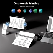 Thumbnail 5 of Мобилен принтер Phomemo Q302-SRB, A4