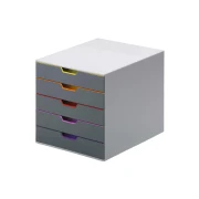 Thumbnail 4 of Durable Бокс за документи Varicolor, с 5 чекмеджета ,сив