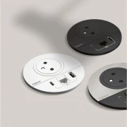 Thumbnail 2 of Модул за вграждане Legrand Incara Disq 80, с USB, 15 W, метален