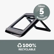 Thumbnail 8 of Стойка за лаптоп Fellowes I-Spire, охлаждаща, до 17'', черна