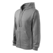 Thumbnail 3 of Malfini Мъжки суитшърт Zipper 410, размер S, сив