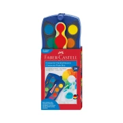 Thumbnail 2 of Faber-Castell Акварелни бои Connector, 24 цвята, синя палитра