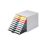 Thumbnail 3 of Durable Бокс за документи Varicolor, с 10 чекмеджета ,бял