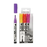 Thumbnail 2 of Creativ Company Маркер за стъкло и порцелан, лилави и жълти, 4 броя
