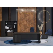 Thumbnail 2 of Ниска маса RFG Chicago, 600 х 600 х 420 mm, квадратен плот, ПДЧ 25 mm, дъб Рейн и тъмносиво