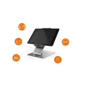 Thumbnail 5 of Поставка за таблет Durable Table, за маса или бюро, минимален диaгонал 7 инча, максимално тегло 1 kg, сребриста