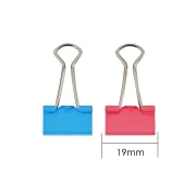 Thumbnail 4 of Foska Щипки за пари, 19 mm, цветни, 32 броя в буркан