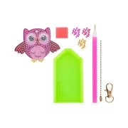Thumbnail 2 of Moxy Ключодържател за рисуване с мъниста - Бухал