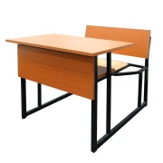 Thumbnail 2 of Чин Рондо, единичен, от I до IV клас, 69 х 44 х 64 cm, ПДЧ плот, метални крака, сглобена мостра