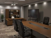 Thumbnail 11 of Кресло RFG Brian, работно, екокожа, до 150 kg, черна седалка, черна облегалка