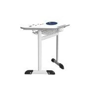 Thumbnail 4 of Ученическа маса RFG Jam, едноместна, над VIII клас, 700 х 500 х 760 mm, MDF, сива