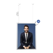 Thumbnail 4 of Снап рамка, B2, двустранна, 500 х 707 mm