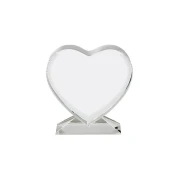 Thumbnail 2 of BESTSUB Кристал Сърце, 10.5 х 11 х 3.5 cm, с възможност за персонализация
