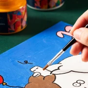 Thumbnail 3 of Deli Акрилна боя Finenolo, в бурканче, 100 ml, светлозелена