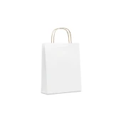 Thumbnail 2 of More Than Gifts Хартиена торбичка Paper Tone, размер S, 18 х 8 х 21 cm, бяла