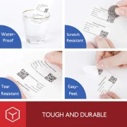 Thumbnail 4 of Phomemo Етикети за термопринтер XP4030, на ролка, бели, 4 х 3 cm, 230 етикета