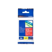 Thumbnail 1 of Лента Brother TZE435, 12 mm, бял печат върху червена лента