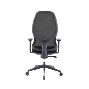 Thumbnail 3 of Ергономичен стол RFG STAR HB, дамаска и меш, Synchronous механизъм, до 150 kg, черна седалка, черна облегалка