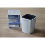 Thumbnail 3 of Оffice 1 Моливник Elegant, пластмасов, бялo-сив