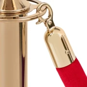 Thumbnail 2 of Въже със златиста закопчалка Velor, 160 cm, червено