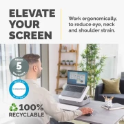 Thumbnail 8 of Поставка Fellowes и куфар за лаптоп Breyta, 2 в 1, бяла