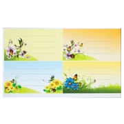 Thumbnail 2 of Top Office Самозалепващи се етикети, ученически, цветя, 40 броя