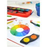 Thumbnail 3 of Faber-Castell Акварелни бои Connector, 24 цвята, червена палитра