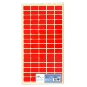 Thumbnail 1 of Office 1 Самозалепващи се етикети за цени, 12 x 22 mm, червени, 800 броя