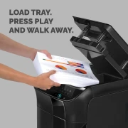 Thumbnail 5 of Шредер за унищожаване на документи Fellowes Automax 550C, P-4, обем на коша 83 L, Cross-Cut