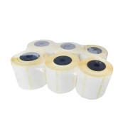 Thumbnail 1 of Термо етикети, на ролка, 56 x 25 mm, с микроперфорация, 6 броя