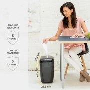 Thumbnail 3 of Шредер за унищожаване на документи Fellowes Powershred 60CS, Cross-Cut, 22 L, P-4, време за почивка 30 мин, за 1 потребител