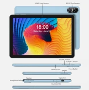 Thumbnail 2 of Таблет Pritom E10, 10'', Octa Core, 64 GB, 8 GB RAM, Android 13, IPS, A523 Octa Core, предна камера 2 MP, светлосин