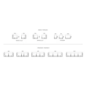 Thumbnail 9 of Прав модул за рецепция RFG Joy, 100 х 80 х 112.50 cm, ПДЧ, кехлибарен дъб и антрацит