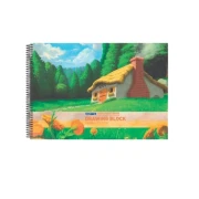 Thumbnail 4 of Gipta Скицник Drawing Block, 25 x 35 cm, бяла хартия, картонена корица, със спирала, 15 листа