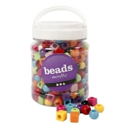 Thumbnail 2 of Creativ Company Мъниста, пластмасови, цветни, 420 g