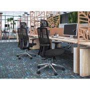 Thumbnail 20 of Ергономичен стол RFG Artur HB, дамаска и меш, до 150 kg, тъмносива седалка, черна облегалка