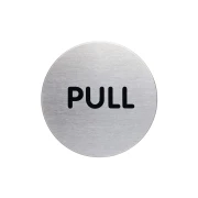 Thumbnail 1 of Durable Пиктограма - Дръпни, алуминиева, диаметър 65 mm