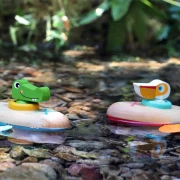 Thumbnail 11 of Small Foot Играчка Пеликан, за навиване, за вода, дървена