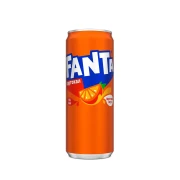 Thumbnail 1 of Fanta Газирана напитка, портокал, 330 ml, в кен