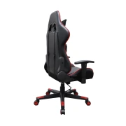 Thumbnail 5 of Геймърски стол RFG Race@Run, екокожа, полиамидна основа, до 130 kg, черна седалка, червена облегалка