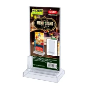 Thumbnail 2 of KEJEA Информационна поставка, с място за визитка, 100 х 200 mm, прозрачна