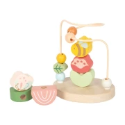 Thumbnail 5 of Small Foot Играчка Tiny Friends, с лабиринт и мъниста, дървена