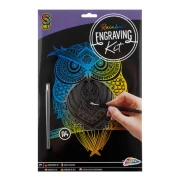 Thumbnail 2 of Moxy Комплект за издраскване Бухал, А4, цветен