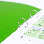 Thumbnail 3 of Rapesco Папка Germ-Savvy, А4, PP, с 2 ринга, 35 mm, зелена