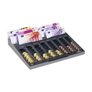 Thumbnail 2 of Durable Монетник Uroboard, в евро, XL, пластмасов, сив