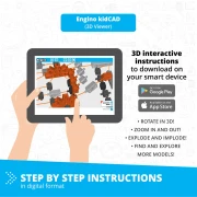 Thumbnail 4 of Робот Engino Education Ginobot Premium, с презареждащи се батерии