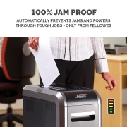 Thumbnail 3 of Шредер за унищожаване на документи Fellowes Powershred 125Ci, 100% Jam Proof, Cross-Cut, 53 L, P-4, ниво на шум 63 dB
